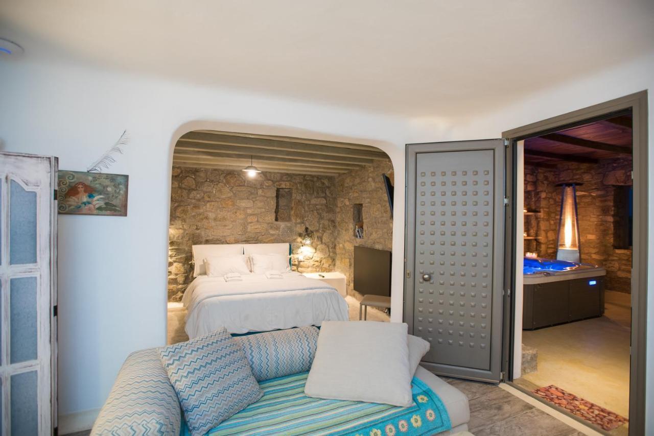 Amallini Suites Mykonos 수퍼 파라다이스 비치 외부 사진